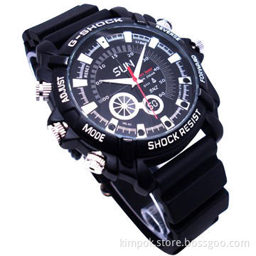 Watch Camera, 1080p Full-HD High Resolution and IR Night Vision